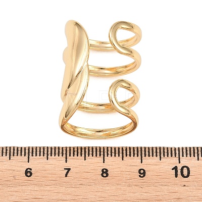304 Stainless Steel Cuff Open Rings SA-H001-11G-1