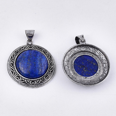 Natural Lapis Lazuli Pendants G-S353-02-1