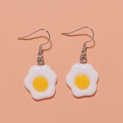 Resin Food Model Dangle Earrings PW-WG49B9C-01-1