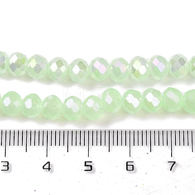 Baking Electroplate Glass Beads Strands DGLA-A039-J6MM-B17-1