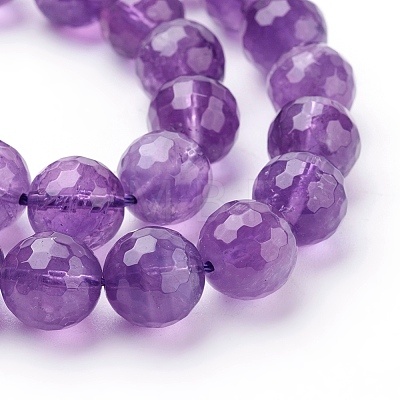 Natural Amethyst Beads Strands X-G-C073-10mm-3-1