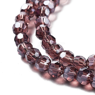 Electroplate Transparent Glass Beads Strands LS-EGLA-A035-T4mm-A13-1