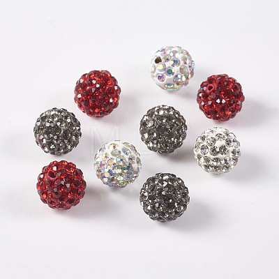 Pave Disco Ball Beads RB-X0013-03-1