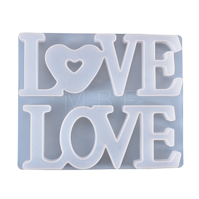 Valentine's Day Word Love Silicone Molds DIY-K017-18-1
