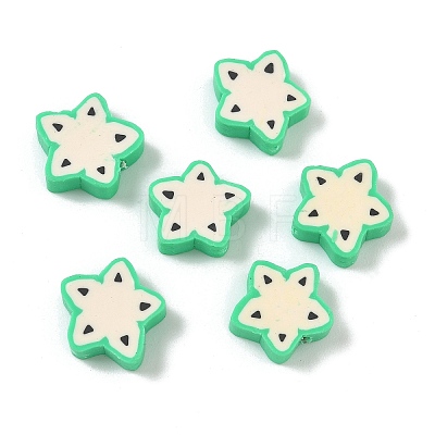 Fruit & Vegetable Theme Handmade Polymer Clay Beads CLAY-F006-02J-1
