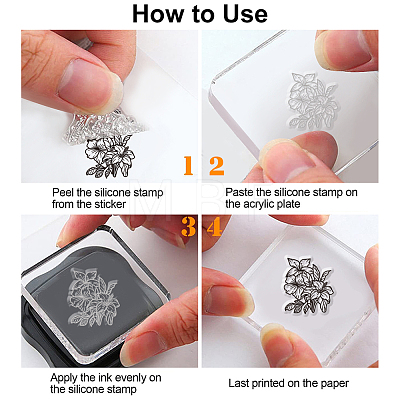 Custom PVC Plastic Clear Stamps DIY-WH0448-0657-1