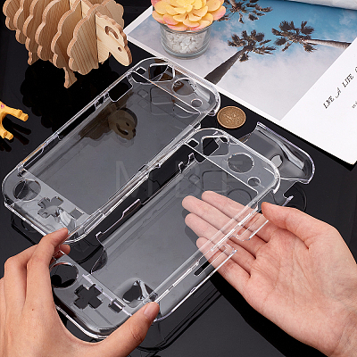 PC Plastic Crystal Clear Cover Case AJEW-WH0270-03A-1