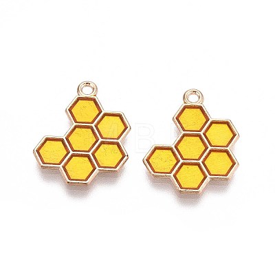 Alloy Enamel Pendants ENAM-T022-60A-1