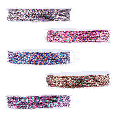 50M 5 Colors Braided Polyester Cords OCOR-TA0003-58A-1