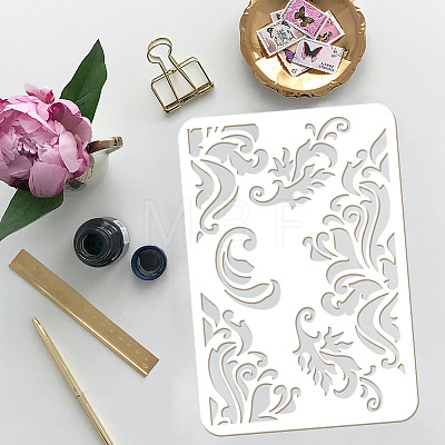 Plastic Drawing Painting Stencils Templates DIY-WH0396-680-1