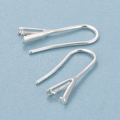Rack Plating Eco-friendly Brass Earring Hooks LS-KK-D075-14S-RS-1