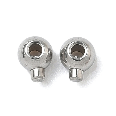 304 Stainless Steel Crimp Beads STAS-G361-02P-1