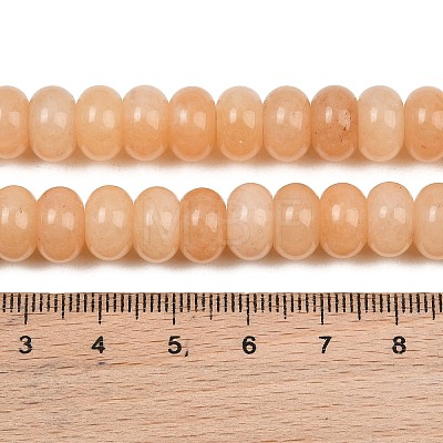 Dyed Natural White Jade Beads Strands G-G107-A41-01-1