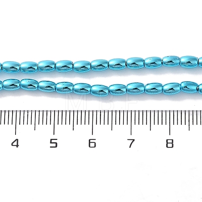 Electroplate Beads Strands X-EGLA-H104-02D-1
