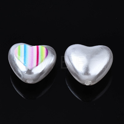 3D Printed ABS Plastic Imitation Pearl Beads KY-S163-438-1