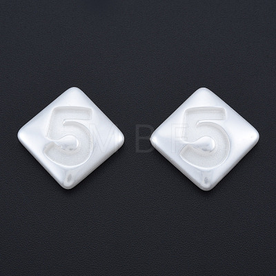 ABS Plastic Imitation Pearl Cabochons KY-N015-26-1
