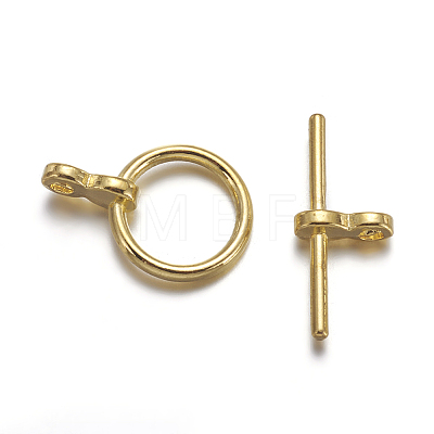 Tibetan Style Toggle Clasps LS-TIBE-A001-25G-1