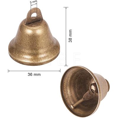 Iron Bell Pendants IFIN-NB0001-06-1
