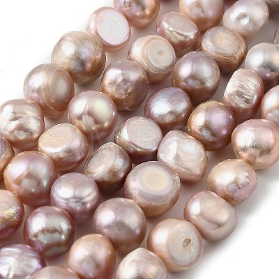 Natural Cultured Freshwater Pearl Beads Strands PEAR-P064-19L-04D-1