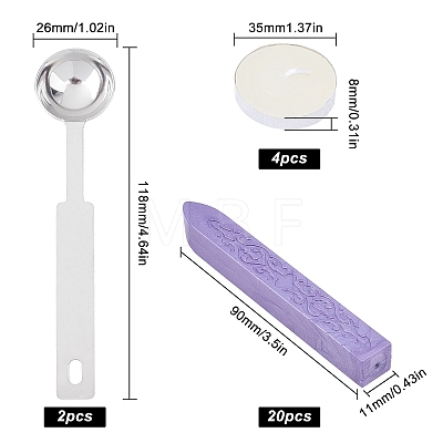 DIY Wax Seal Stamp Kits DIY-CP0003-52C-1