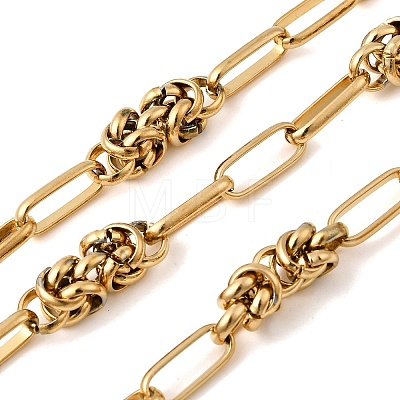 304 Stainless Steel Figaro Chains CHS-K024-08G-1
