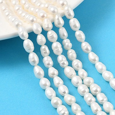 Natural Cultured Freshwater Pearl Beads Strands PEAR-I007-01B-06B-1