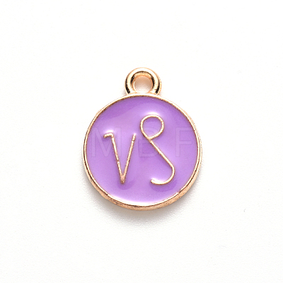 Alloy Enamel Pendants X-ENAM-S124-01A-01E-1