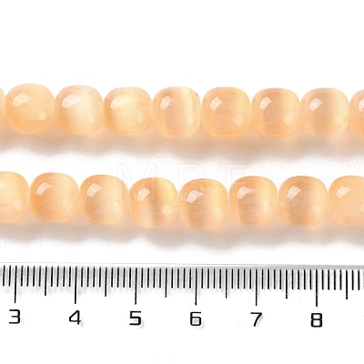 Natural Selenite Beads Strands G-B103-A01-03-1