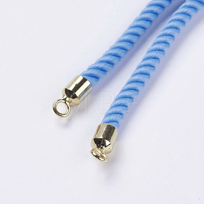 Nylon Twisted Cord Bracelet Making MAK-F018-03G-RS-1