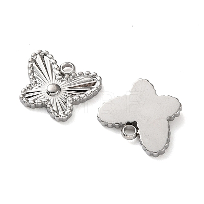 304 Stainless Steel Charms STAS-P440-02P-1