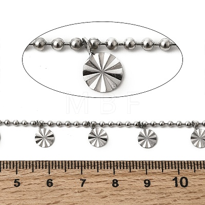 304 Stainless Steel Ball Chains CHS-B015-16P-1