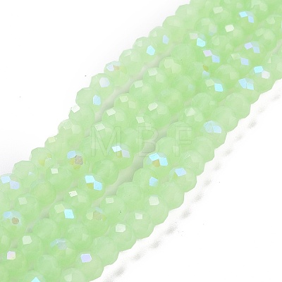 Electroplate Glass Beads Strands EGLA-A044-J4mm-L01-1