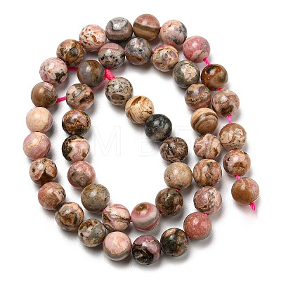 Natural Rhodonite Beads Strands G-R494-A12-03-1