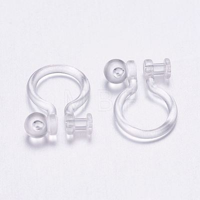 Plastic Clip-on Earring Findings KY-P007-H01-1