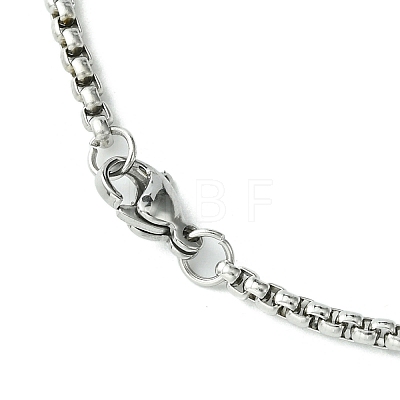 Titanium Steel Pendant Necklaces NJEW-L117-03A-P-1