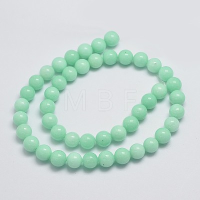 Natural Malaysia Jade Beads Strands X-G-A146-8mm-B06-1