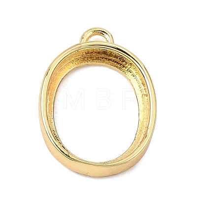 Brass Pendant Cabochon Settings KK-CBA968C-03G-04-1