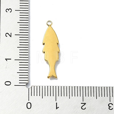 Ion Plating(IP) 304 Stainless Steel Pendants STAS-B058-17G-04-1