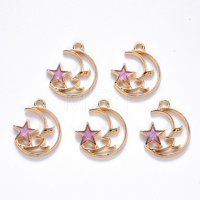 Alloy Enamel Pendants ENAM-S121-062A-1