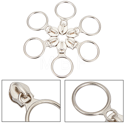 50Pcs Alloy Zipper Sliders FIND-CY0002-20-1