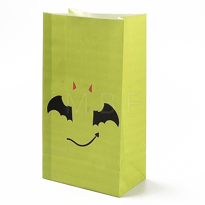 Halloween Theme Oil Proof Kraft Paper Bags CON-I009-01-1