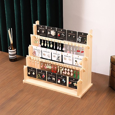 5-Tier Wood Earring Displays EDIS-G016-01D-1