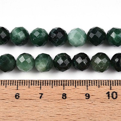 Natural Fuchsite Beads Strands G-T140-20B-1