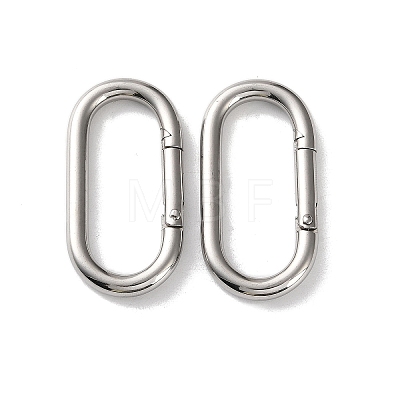 304 Stainless Steel Spring Gate Clasps STAS-A193-01P-1