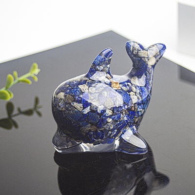 Resin Dolphin Display Decoration PW-WG60983-01-1