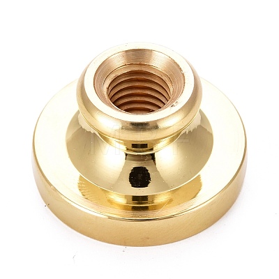 Brass Wax Sealing Stamp AJEW-F047-B05-1