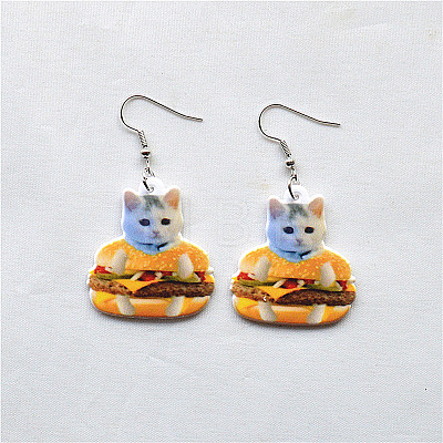 Easter Acrylic Cartoon Dangle Earrings FS-WGB193C-10-1