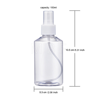 150ml Refillable PET Plastic Spray Bottles TOOL-Q024-02D-01-1