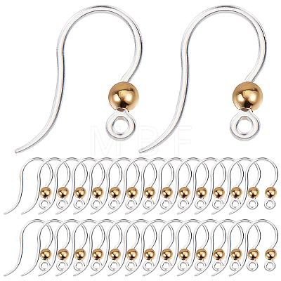 80Pcs Eco-Friendly Plastic Earring Hooks STAS-SC0004-43G-1
