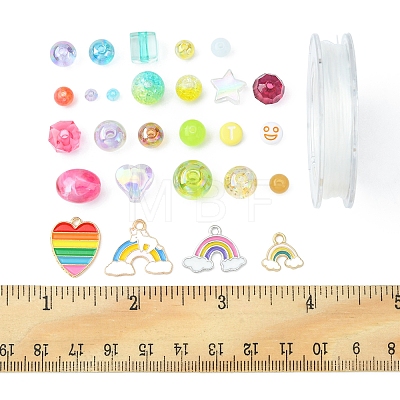 DIY Rainbow Color Pride Bracelet Making Kit OACR-FS0004-20-1